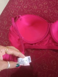 Women's Pink Lace Bra &amp; Panty Set