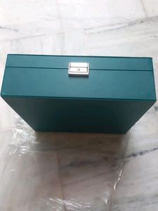 Elegant Teal Jewelry Box Organizer