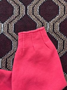 Hot Pink cropped boxy fit Hoodie