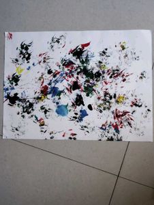 Unique cat Abstract Expressionist Art