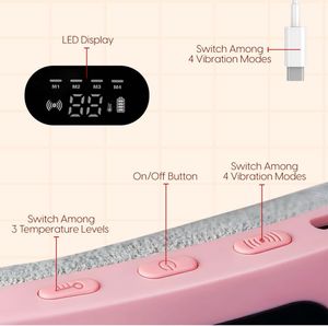 Period Cramp Relief Heating Pad &amp; Massager Belt ✨