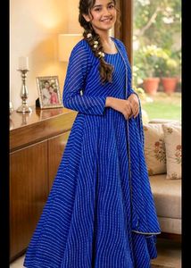 bust 36 Beautiful Blue Kurta Set