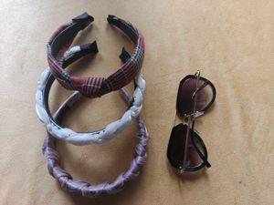 3 High End Headbands and Sunglasses Set