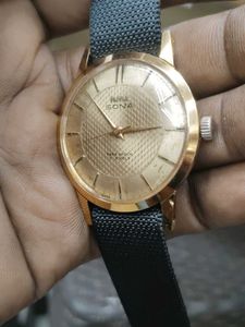 Vintage hmt Sona Watch with Black Strap