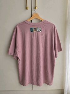 Graphic Print Drop-Shaulder sleeves Oversized T-Sh
