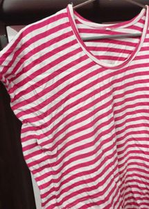 Striped Casual Kaftan Top