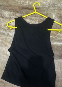graphic black tank top y2k