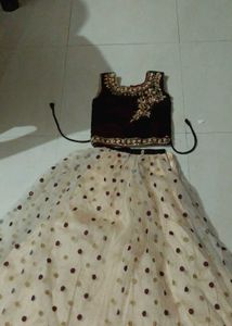 Vintage beaded lehanga