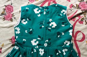 Charming Floral Print Dress for Girls
