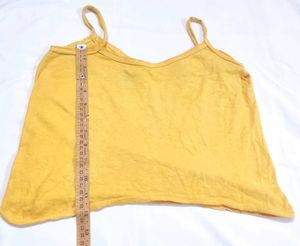 Baby girl Yellow Spaghetti Strap Top