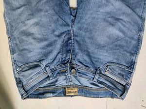 BRANDED WRANGLER BLUE DENIM JEANS
