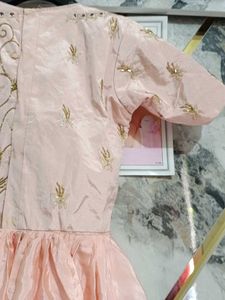 Pink hand work Designer Blouse
