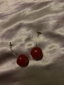 Cute Cherry Dangle Earrings