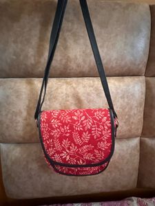 Red Ethnic Bag