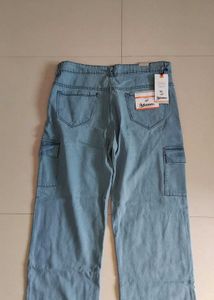 Light Blue Cargo Pants