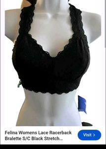 Felina Elegant Black Lace Bra