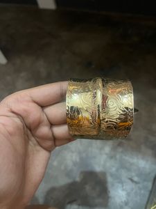 Ornate Gold Cuff Bracelet