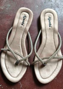 Elegant Embellished Flat Sandals