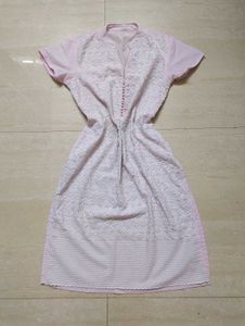 chikankari kurti (short slv)