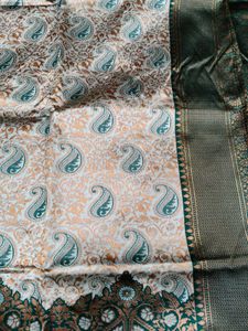 new silk blend saree