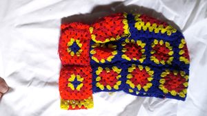 Wool Granny Square Balaclava