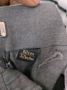 Grey Formal Slim Fit Pants (Men's)