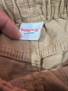 Brown Corduroy Jogger Pants