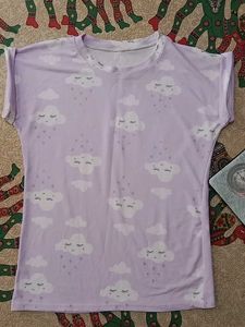Cloud Print top for women