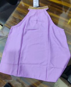 M, L size Elegant Embellished Halter Top