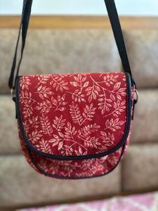Red Ethnic Bag