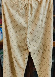 Burgundy Textured Straight Kurta With Palazzos