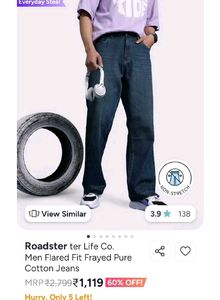 Roadster Vintag Fade Baggy Jeans