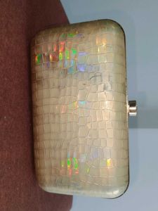 Elegant Textured Clutch Bag