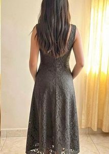 Elegant Lace Sleeveless Dress