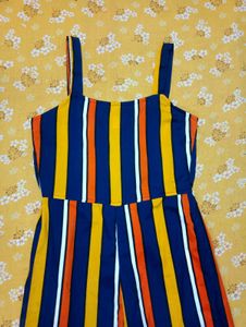 Striped Jumpsuit for Women
