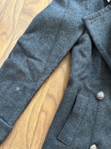 Stylish Double-Breasted Wool Coat