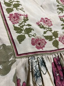 Elegant Floral flared Kurta
