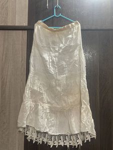 Lace Tiered long Skirt