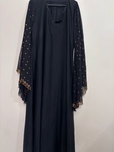 Elegant Black Abaya Gown