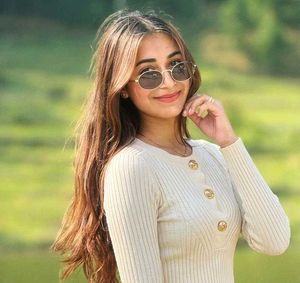 Cream Ribbed Button-Up top