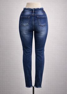 Teddy Bear Patch Dark Wash Jeans