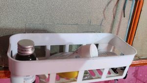 Adhesive Bathroom Shelf Set