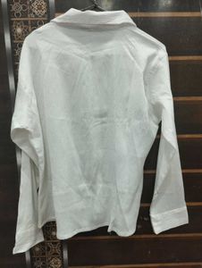 Textured White Shirt