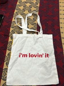 McDonald's Checkerboard Tote Bag Collectible viral