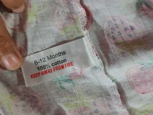 Cute Strawberry Print Baby Girl Dress