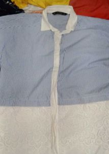 Zara Basic Striped Shirt