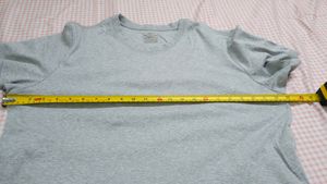 Men's Grey 100% Cotton Crew Neck T-Shirt