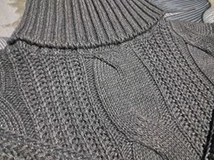 Cozy Cable Knit Mock Neck Sweater