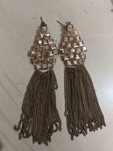 Stunning Beaded Tassel Earrings