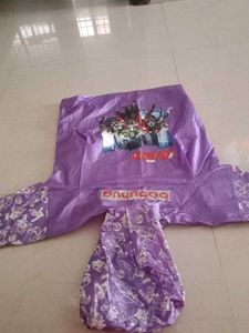 Babyhug Full Sleeves Hooded Raincoat